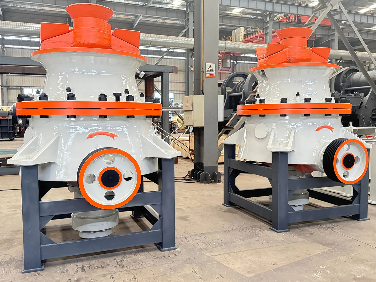 Single cylinder hydraulic cone crusher