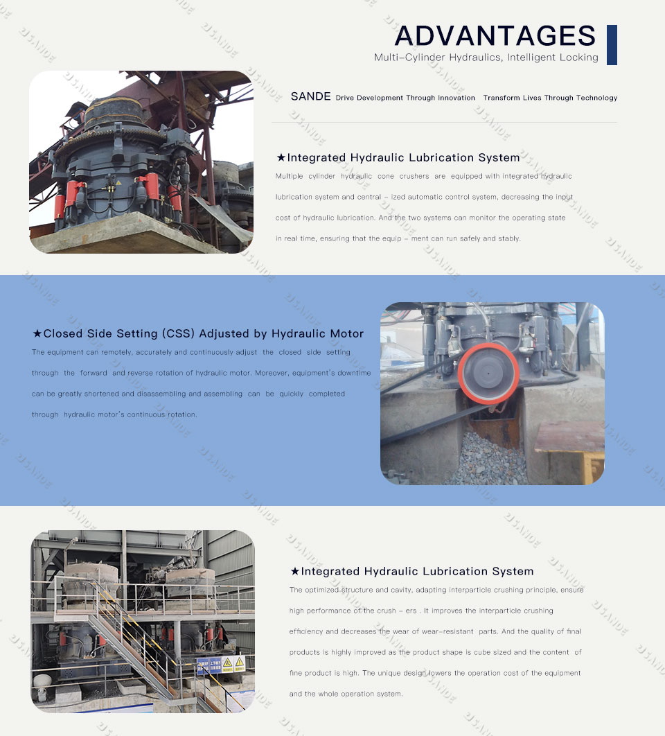 Series Multiple Cylinder Hydraulic Cone Crusher