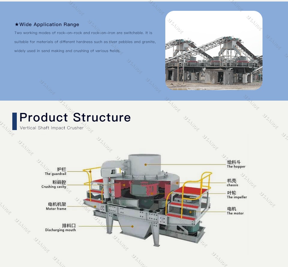 Vertical shaft sand making machine