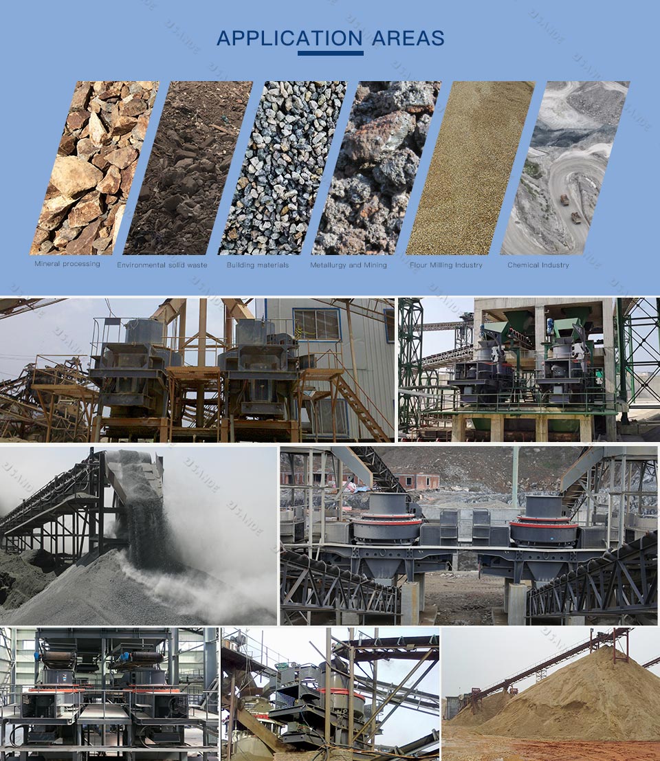 Vertical shaft sand making machine