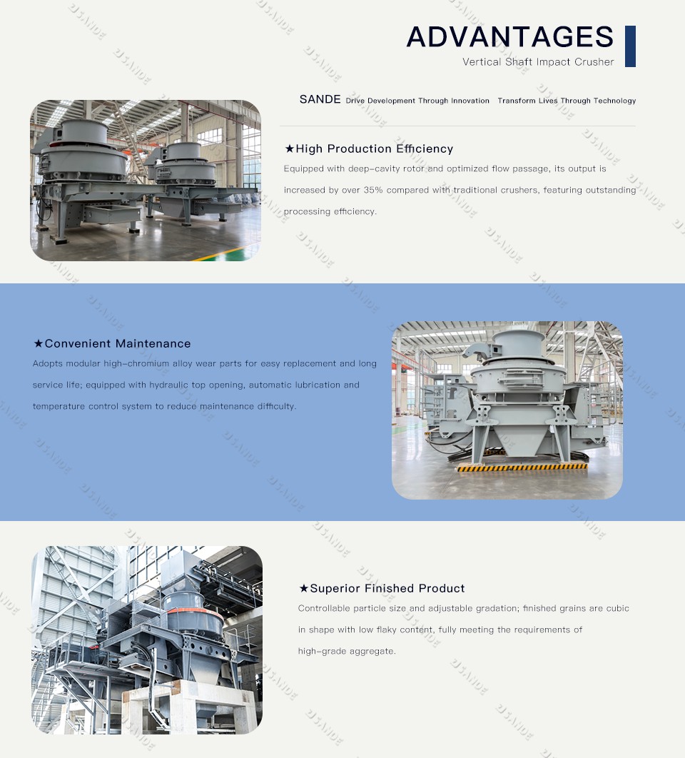 Vertical shaft sand making machine